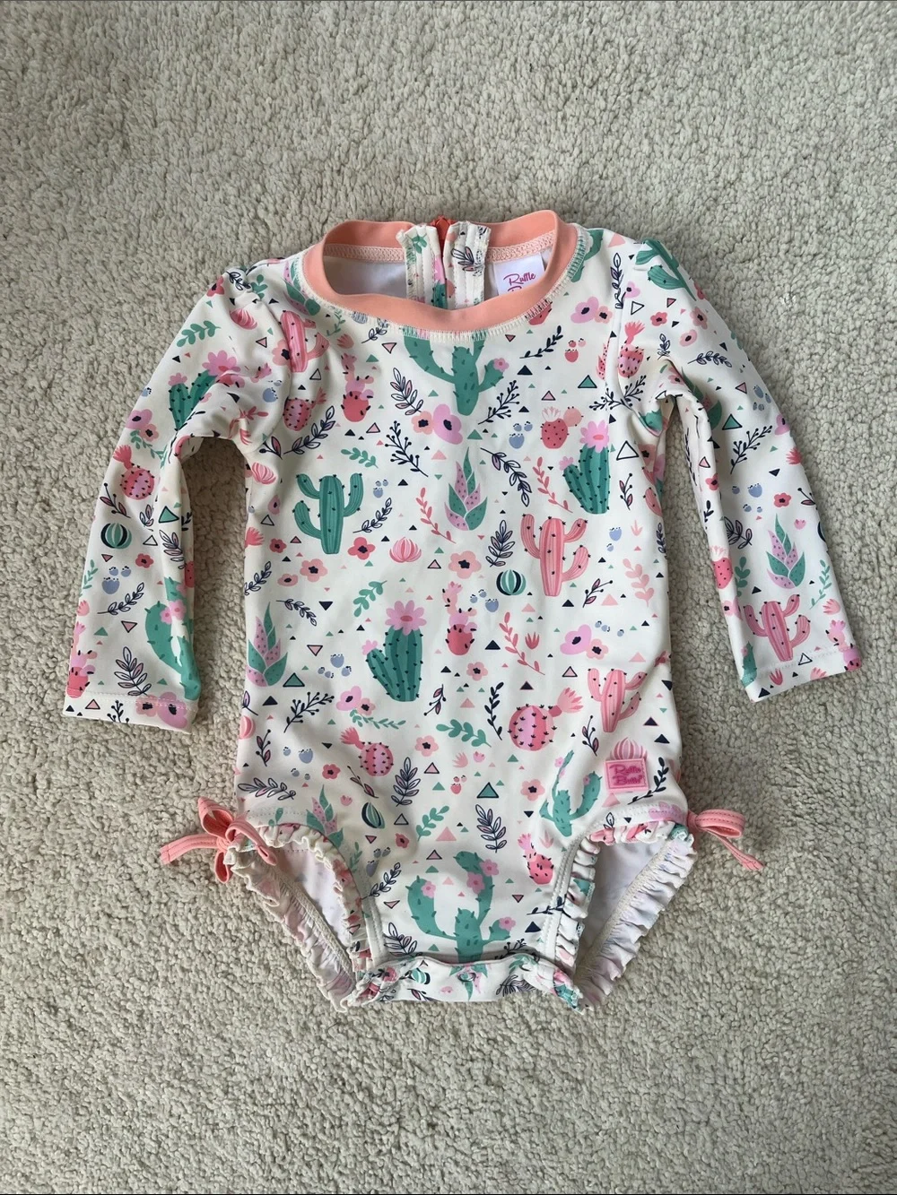 Ruffle Butts 12-18 M Cactus Bathing suit